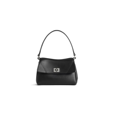 BALENCIAGA WOMEN'S RODEO BAG WITH CHAIN NANO IN BLACK 8194292ABNX1000 (16*9.9*4.5cm)
